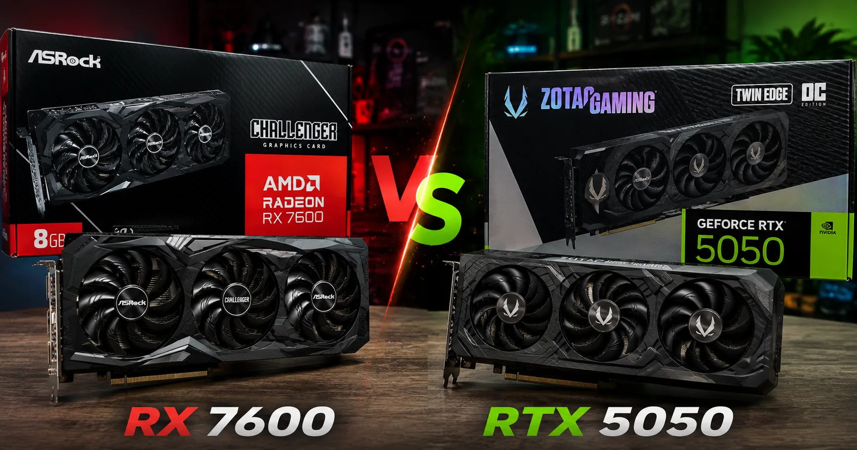 RX 7600 VS RTX 5050: QUAL VALE MAIS A PENA 2026?